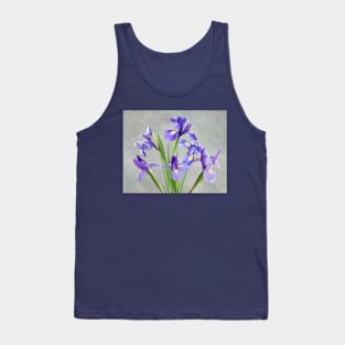 A Bunch of Purple Iris Tank Top